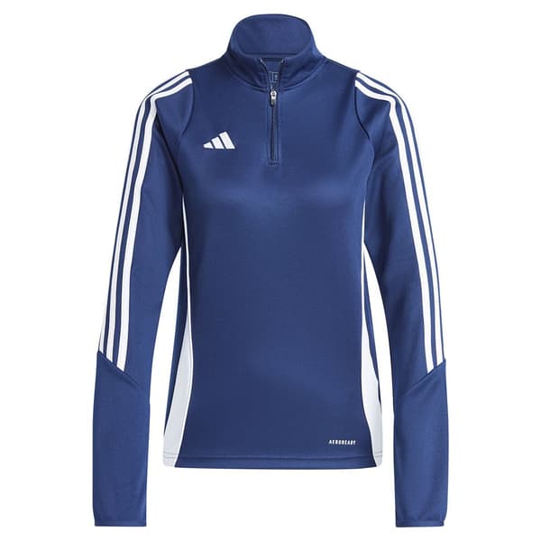 Adidas Halv Lynlås Sweatshirt Træning Tiro24 L / Regular Kvinde
