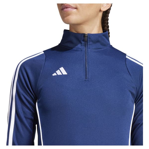 Adidas Halv Lynlås Sweatshirt Træning Tiro24 L / Regular Kvinde