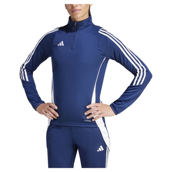 Adidas Halv Lynlås Sweatshirt Træning Tiro24 L / Regular Kvinde
