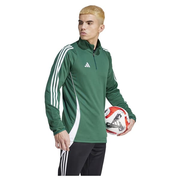 Adidas Halv Lynlås Sweatshirt Træning Tiro24 2XL / Regular Mand