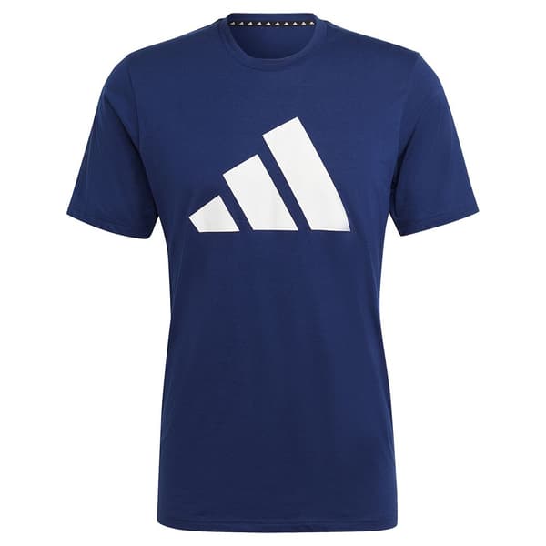 Adidas Kortärmad T-shirt Tr-es Fr Logo Blå M / Regular Man
