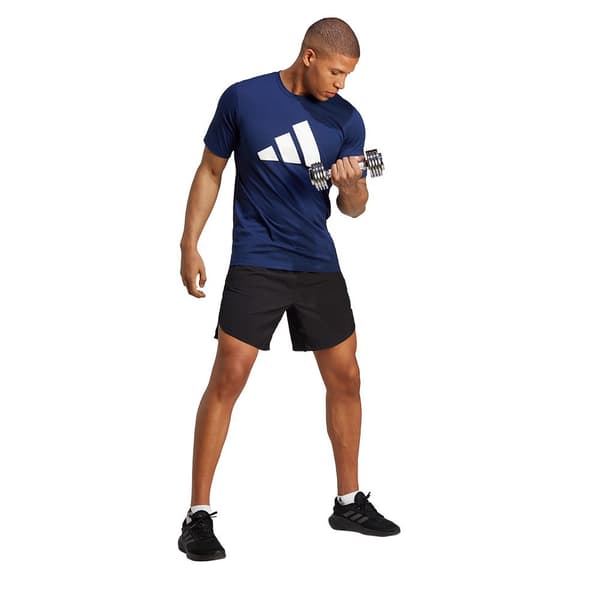 Adidas Kortærmet T-shirt Tr-es Fr Logo Blå M / Regular Mand