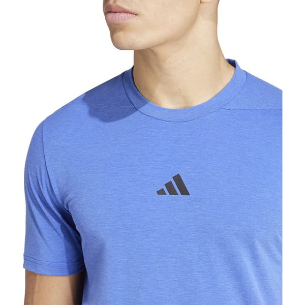 Adidas Kortärmad T-shirt Designed For Training Blå XS Man