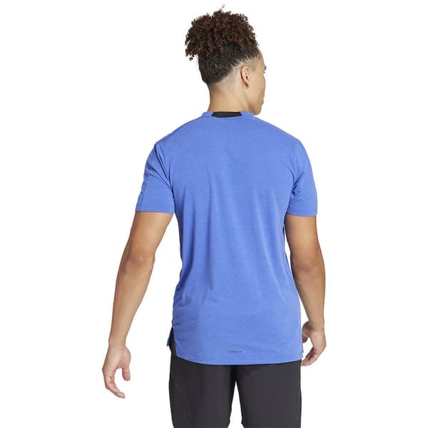 Adidas Kortärmad T-shirt Designed For Training Blå XS Man