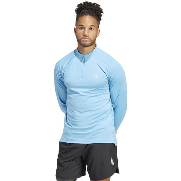 Adidas Halv Lynlå Sweatshirt Gym+  S Mand