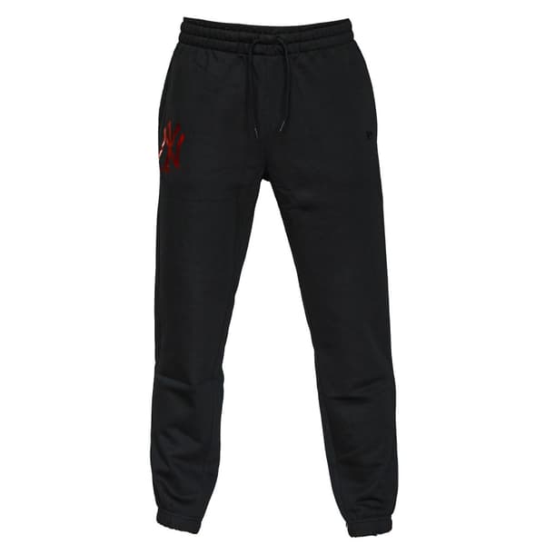 New Era MLB Team New York Yankees Logo Jogger 60284757, Man, Byxor, Svart
