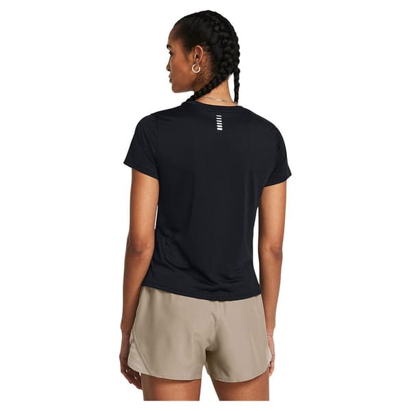 Under Armour Kortärmad T-shirt Launch Svart L Kvinna