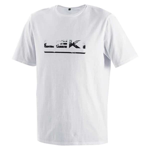 Leki Kortärmad T-shirt Logo Vit XL Man