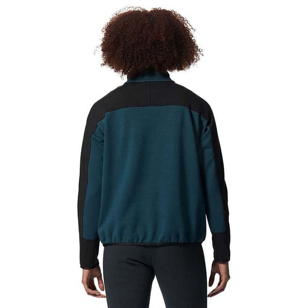 Mountain Hardwear Halv Lynlå Sweatshirt Camplife Blå XS Kvinde