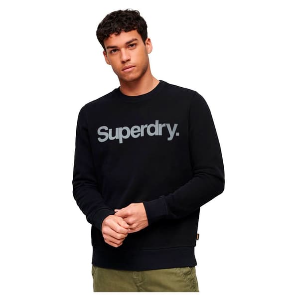 Superdry Tröja Core Logo City Loose Svart 2XL Man