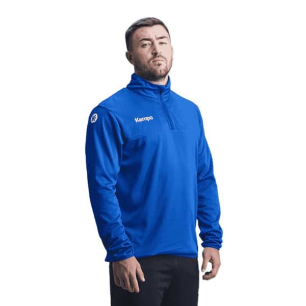 Kempa Halv Lynlå Sweatshirt Junior  140 cm
