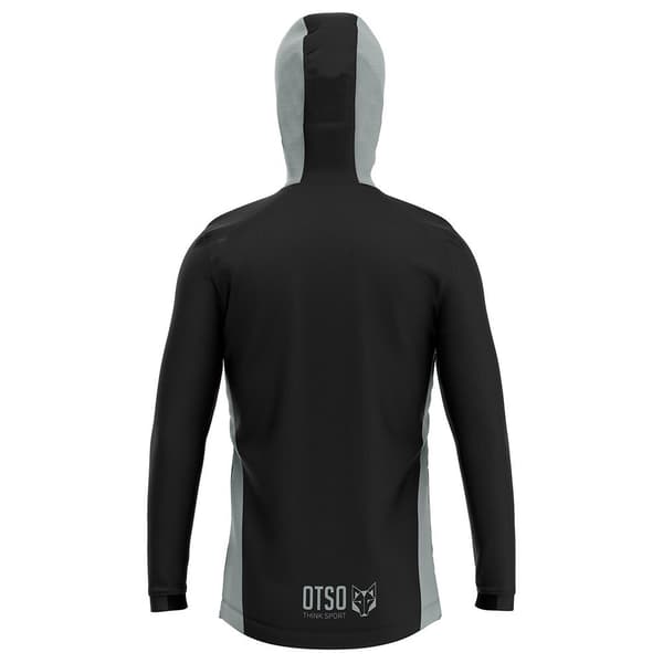 Otso Sweatshirt Med Fuld Lynlås Sport Sort M Mand