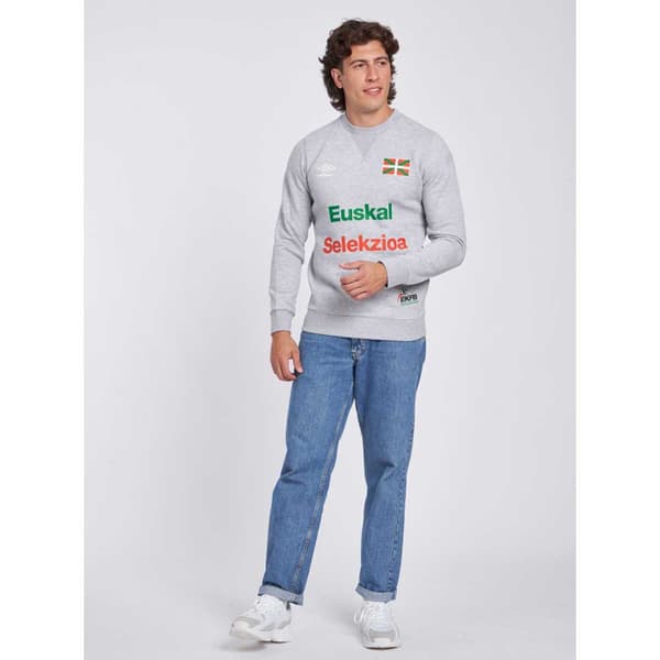 Umbro Huppari Fleece Small Logo Harmaa 12 Years Poika