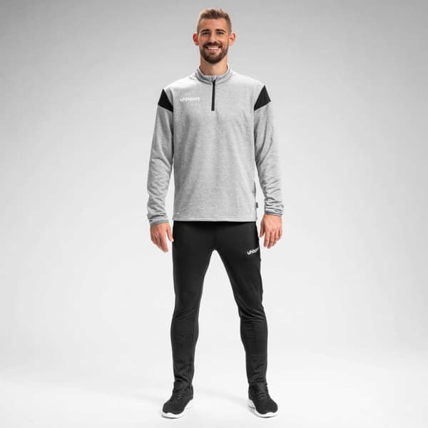 Uhlsport Halv Lynlå Sweatshirt Squad 27  3XL Mand