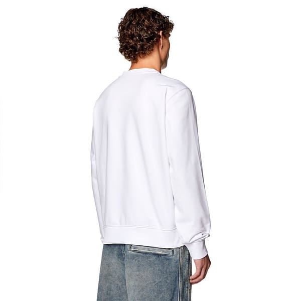 Diesel Sweatshirt Ginn K39 Hvid L Mand