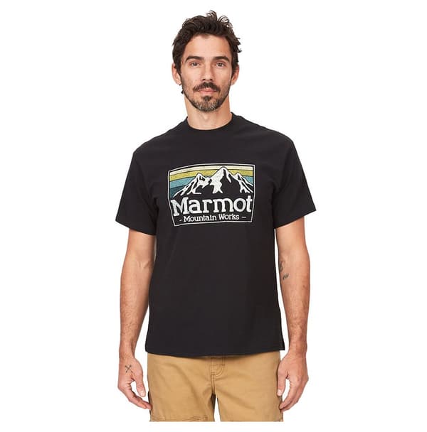 Marmot Lyhythihainen T-paita Mmw Gradient Musta M Mies
