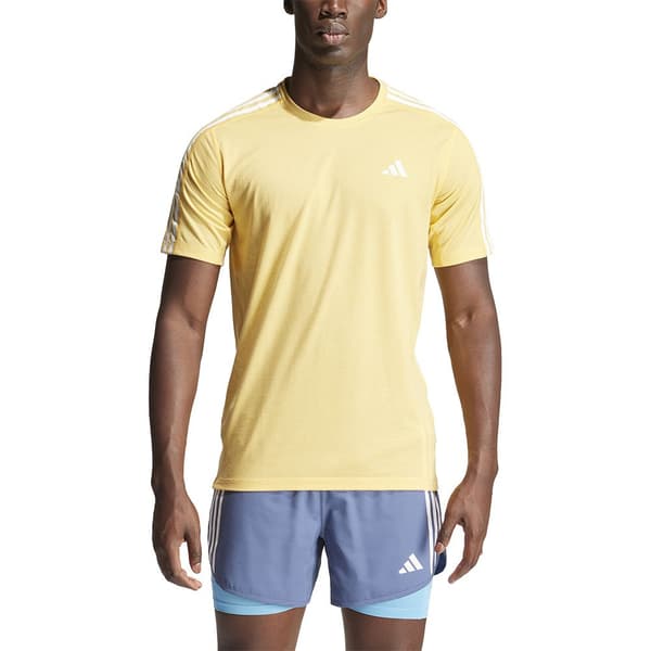 Adidas Stripes Kortärmad T-shirt Own The Run Excite 3  2XL / Regular Man