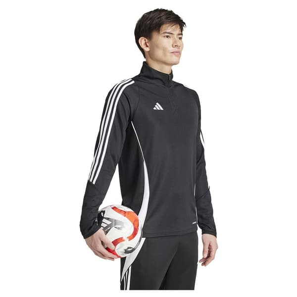 Adidas Half Zip Sweatshirt Training Tiro24 Svart L / Regular Man