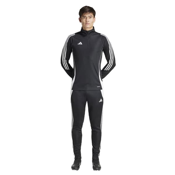 Adidas Half Zip Sweatshirt Training Tiro24 Svart L / Regular Man
