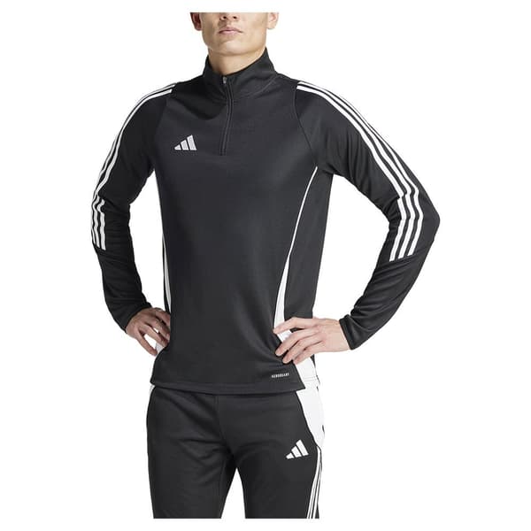 Adidas Half Zip Sweatshirt Training Tiro24 Svart L / Regular Man
