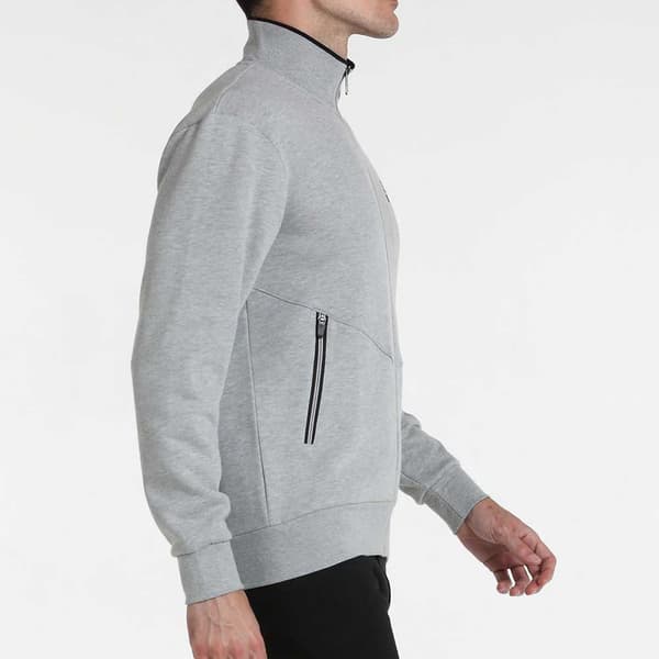 John Smith Sweatshirt Med Full Dragkedja Erren Grå L Man