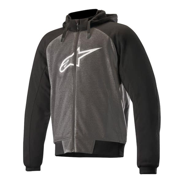Alpinestars Täysi Vetoketjuhuppari Chrome Sport Musta,Harmaa L Mies