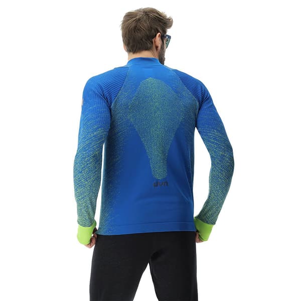 Uyn Långärmad T-shirt Running Exceleration Zip Up Blå 2XL Man