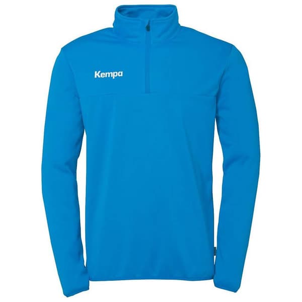 Kempa Halv Lynlå Sweatshirt Junior  116 cm