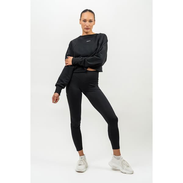 Nebbia Huppari Crop Crew Neck Gym Spirit S Nainen