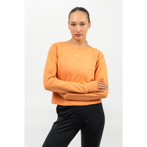Nebbia Sweatshirt Crop Crew Neck Gym Spirit S Kvinde