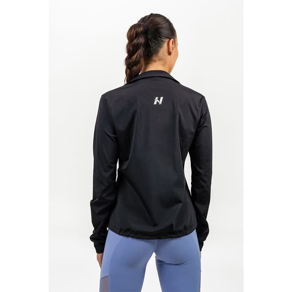 Nebbia Sweatshirt Med Fuld Lynlås Shiny Up Workout Sleek L Kvinde