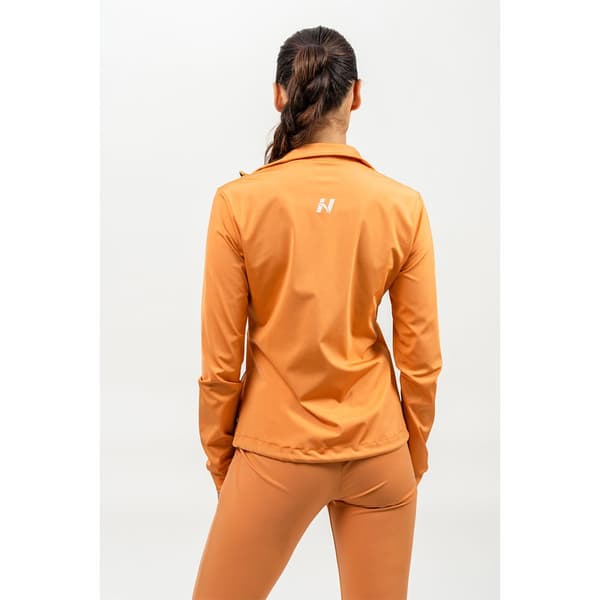 Nebbia Sweatshirt Med Fuld Lynlås Shiny Up Workout Sleek  XS Kvinde