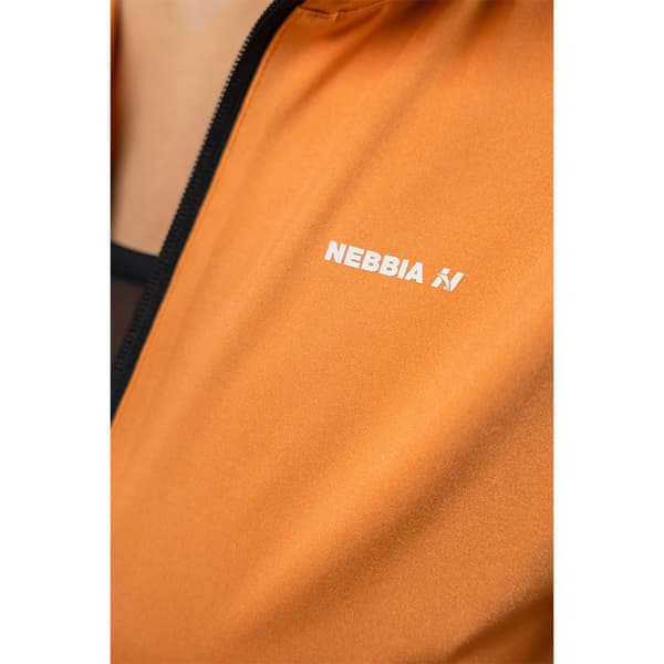 Nebbia Sweatshirt Med Fuld Lynlås Shiny Up Workout Sleek L Kvinde