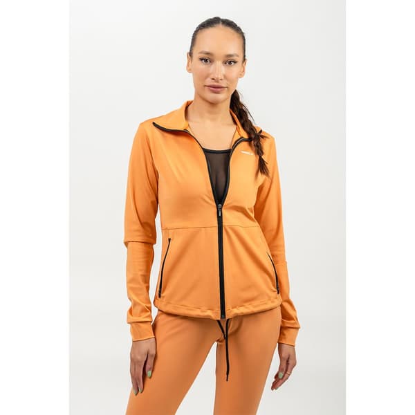 Nebbia Sweatshirt Med Fuld Lynlås Shiny Up Workout Sleek  L Kvinde