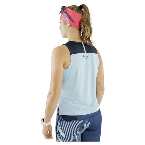 Dynafit Ärmlös T-shirt Sky Crop Blå S Kvinna