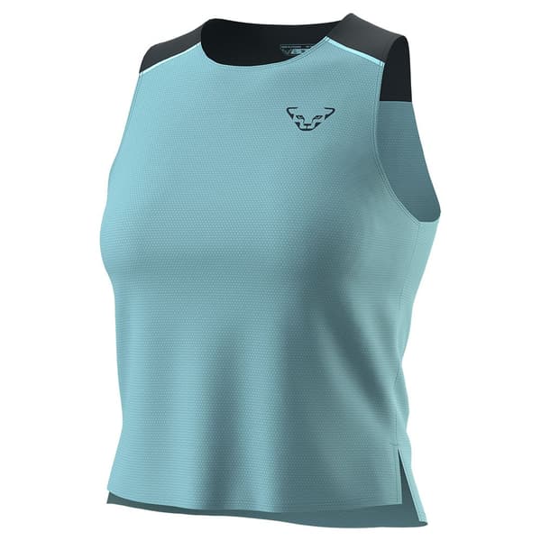 Dynafit Ärmlös T-shirt Sky Crop Blå S Kvinna