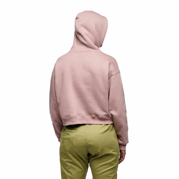 Black Diamond Hættetrøje Crop Rosa S Kvinde