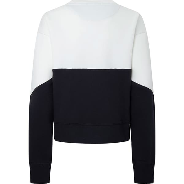 Pepe Jeans Sweatshirt Hilda Hvid,Sort L Kvinde