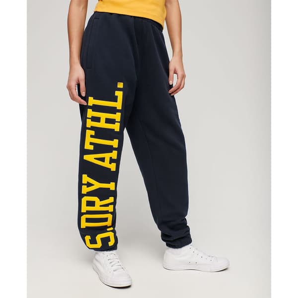 Superdry Træningsdragt Bukser College Logo Boyfriend L Kvinde