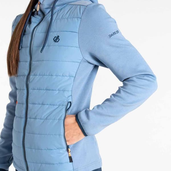 Dare2b Sweatshirt Med Fuld Lynlås Notion Hybrid  16 Kvinde