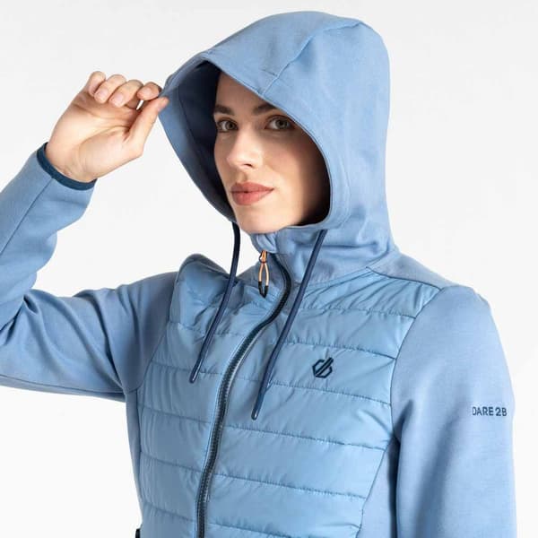 Dare2b Sweatshirt Med Fuld Lynlås Notion Hybrid  16 Kvinde
