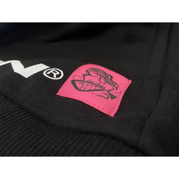 Hotspot Design Fuld Lynlå Sweatshirt Angler Sort M Kvinde
