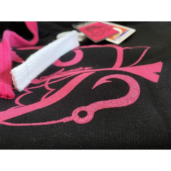Hotspot Design Fuld Lynlå Sweatshirt Angler Sort M Kvinde