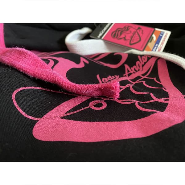 Hotspot Design Fuld Lynlå Sweatshirt Angler Sort M Kvinde