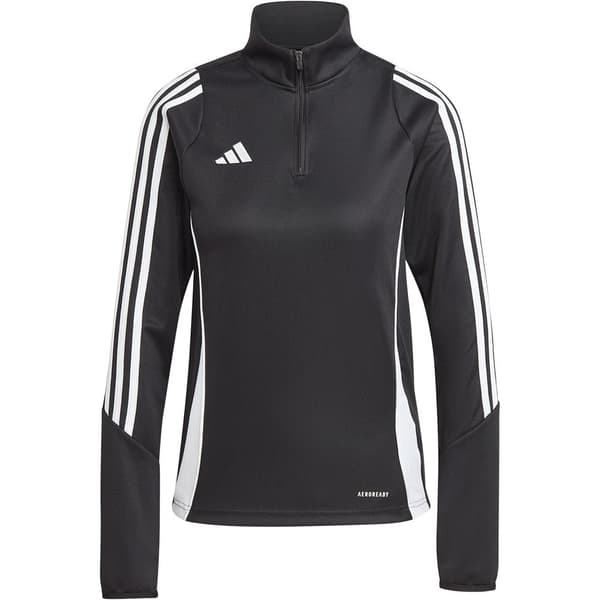 Adidas Half Zip Sweatshirt Training Tiro24 Svart L / Regular Kvinna