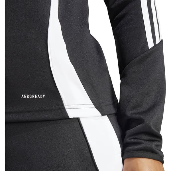 Adidas Half Zip Sweatshirt Training Tiro24 Svart L / Regular Kvinna