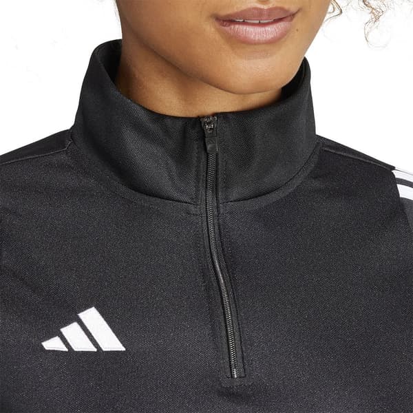 Adidas Half Zip Sweatshirt Training Tiro24 Svart L / Regular Kvinna