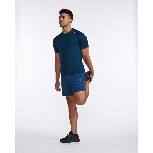 2xu Kortärmad T-shirt Motion Tech Blå XL Man
