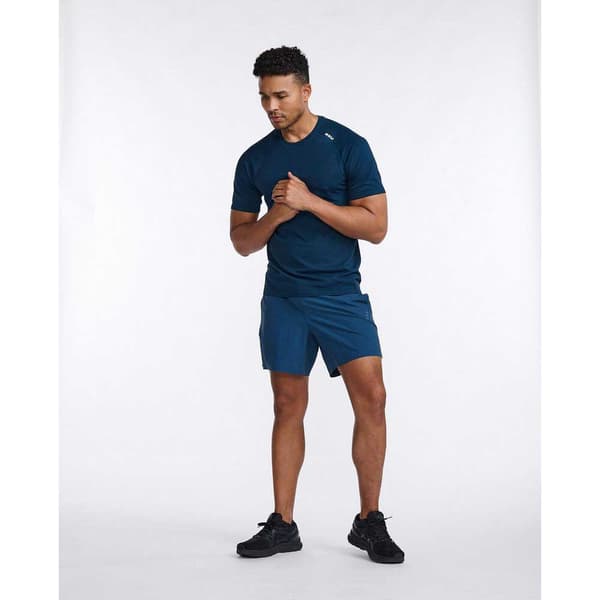 2xu Kortärmad T-shirt Motion Tech Blå XL Man
