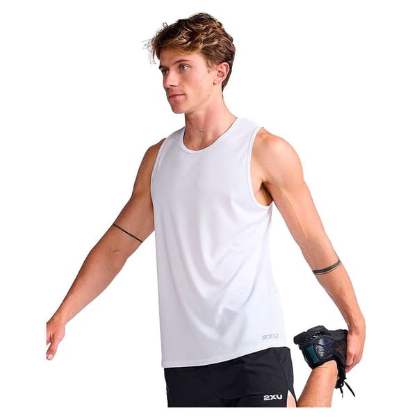 2xu Ærmeløs T-shirt Aero Hvid XL Mand